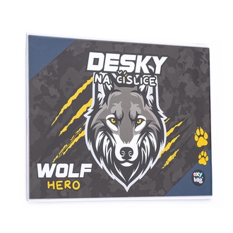 Papírenské zboží - Desky na číslice vlk