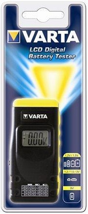 Papírenské zboží - Tester baterií, LCD displej, VARTA