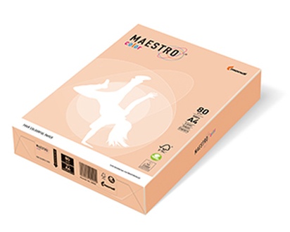 Papírenské zboží - MAESTRO color PASTELL 80g 500 listů Salmon - SA24