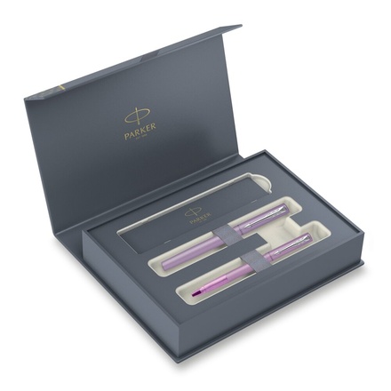 Papírenské zboží - Dárková kazeta Parker Vector XL Lilac - sada plnicí pero a roller