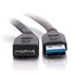 Papírenské zboží - USB Kabel (3.0), USB A M - USB micro B M, 2m, schwarz, Logo, Blister