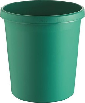 Papírenské zboží - Odpadkový koš, zelená, 18 litrů, HELIT